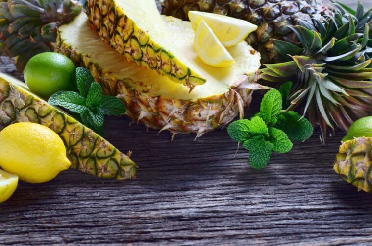 A citrom és az ananász egészséges gyümölcs az ízületi gyulladásban és ízületi gyulladásban szenvedők számára